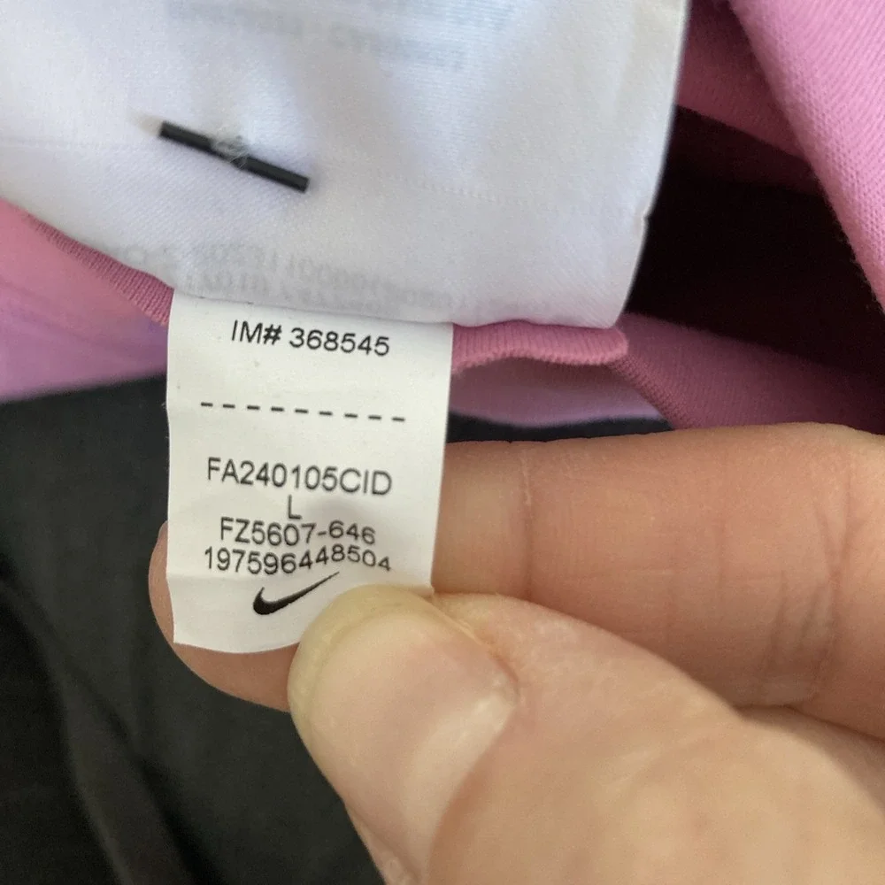 Nike One Dri-fit Pink Leggings Youth Girls‎ Size L FZ5607-646 NWT With Pockets